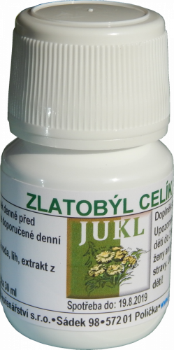 JUKL - tinktura ZLATOBÝL CELÍK - 30 ml