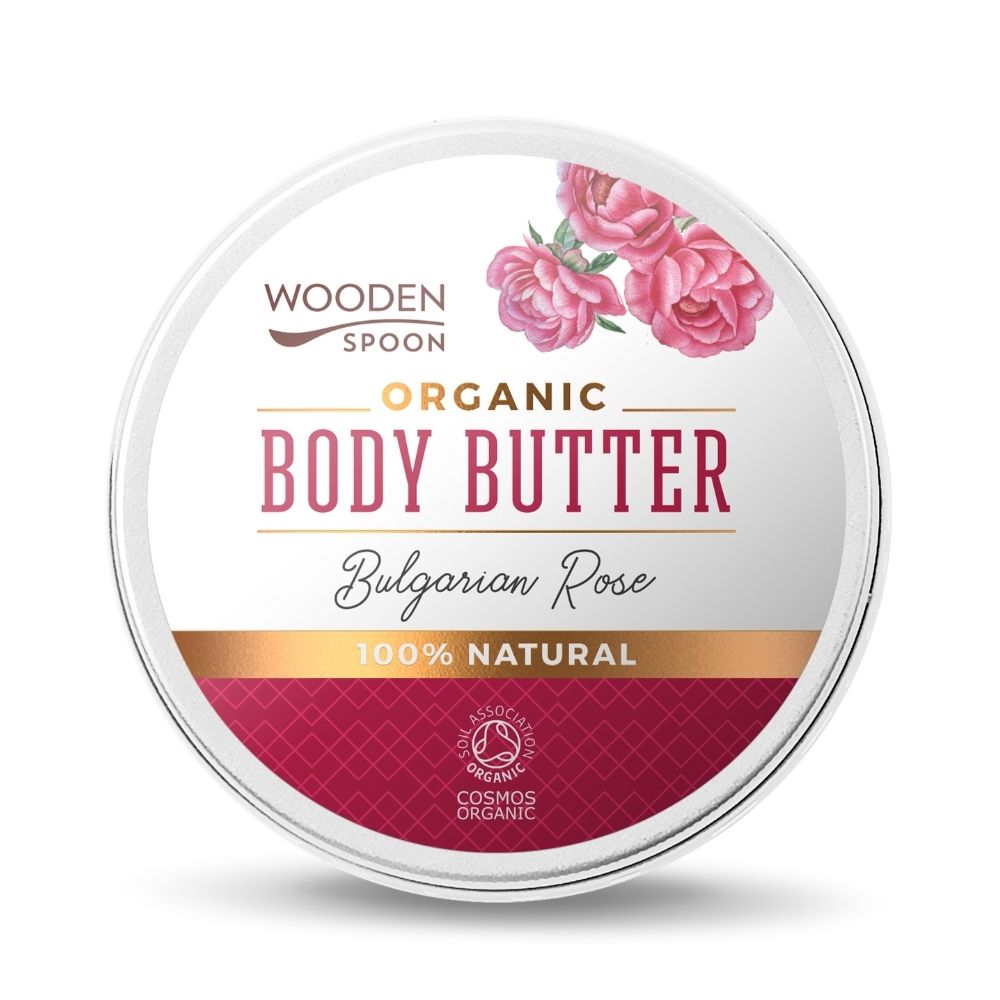 WoodenSpoon tělové máslo Bulharská růže 100 ml