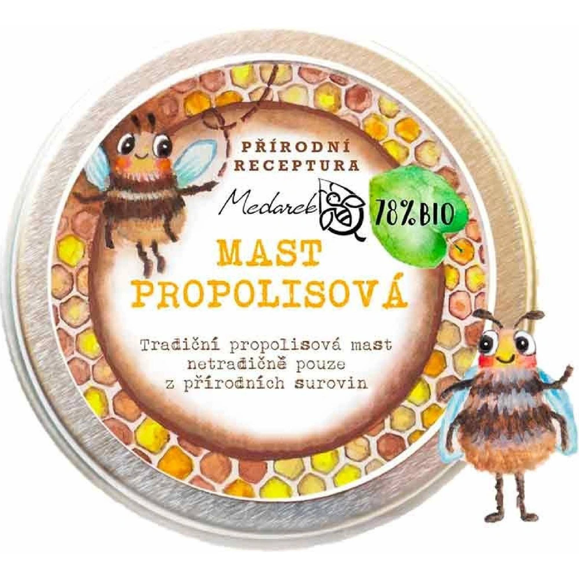 Medarek Medárek Propolisová mast BIO 50 ml