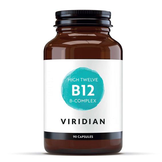 Viridian Nutrition Viridian B-Complex B12 High Twelwe 90kapslí