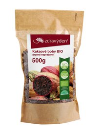 Zdravý den Kakaové boby BIO drcené nepražené varianta: 500g