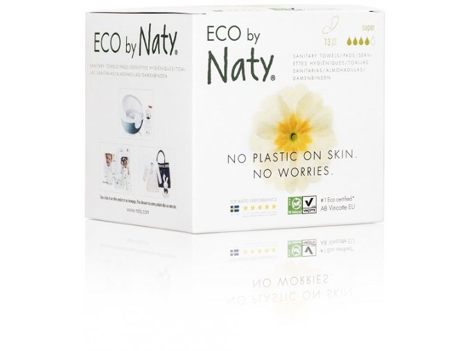 Dámské ECO vložky Naty super (13 ks)