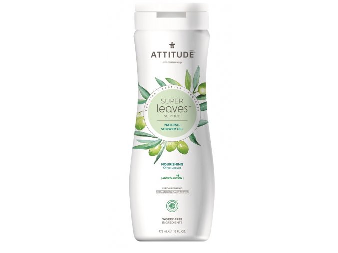 attitude super leaves sprchovy gel olive