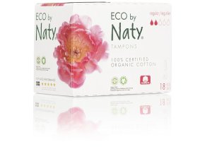 Dámské ECO tampóny Naty regular (18 ks)