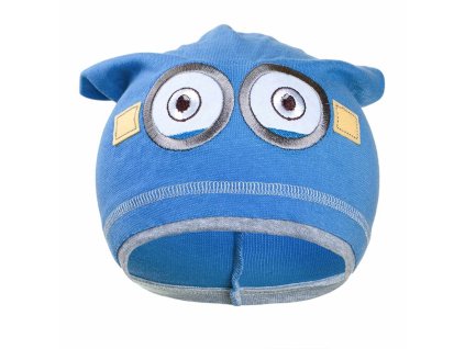 Podzimní dětská čepička New Baby mimoň (Barva Šedá, Velikost 110 (4-5r))