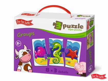 78303 far far land puzzle trojice skupinky 8 obrazku