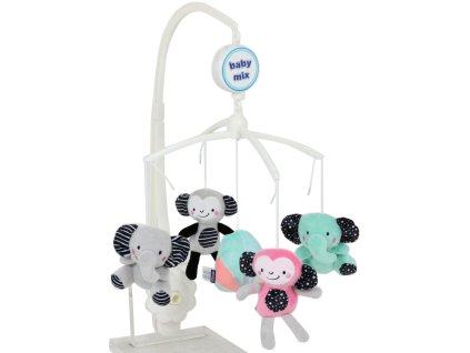 Kolotoč nad postýlku Baby Mix Zoo (Barva Multicolor)
