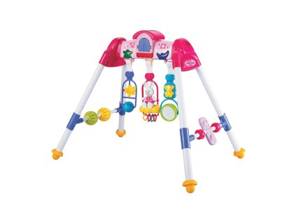 Dětská hrající edukační hrazdička De Lux Baby Mix pink (Barva Růžová)