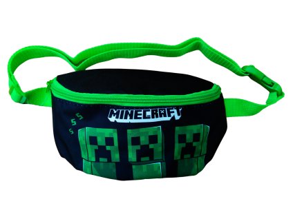 Ledvinka MINECRAFT černá 1 kapsa