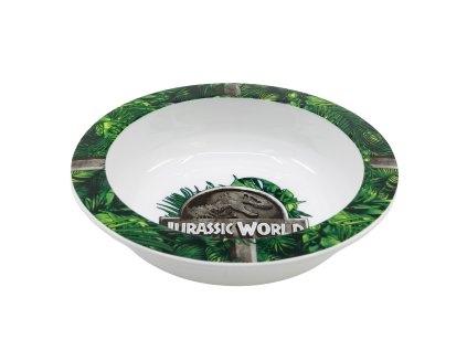 Jídelní miska JURSKÝ SVĚT plast 16cm