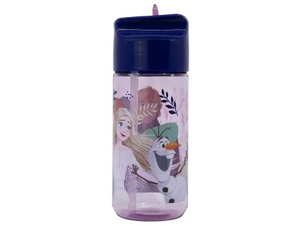 Tritanová lahev na pití FROZEN fialová s modrým uzávěrem 430ml