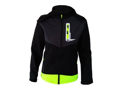 Chlapecká a dívčí SOFTSHELL BUNDA zelená
