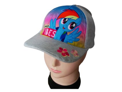 Dívčí kšiltovka MY LITTLE PONY RAINBOW DASH šedá