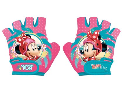 Cyklistické rukavice MINNIE růžové