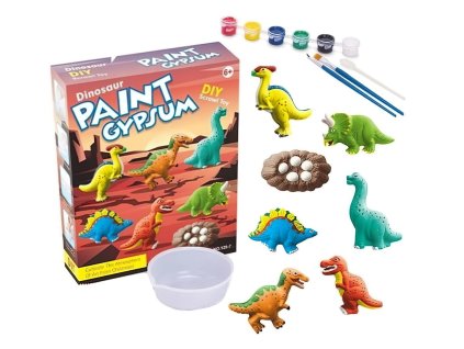KRTB2217A kreativni sada diy svet dinosauru sadrove odlitky