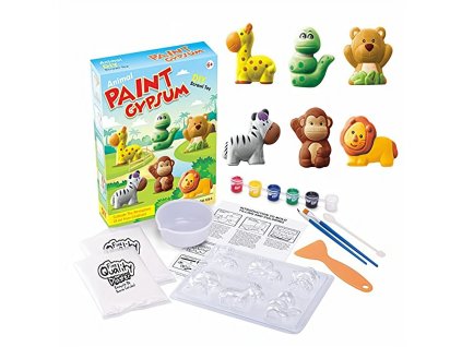 KRTB2220A kreativni sada diy svet zviratek sadrove odlitky