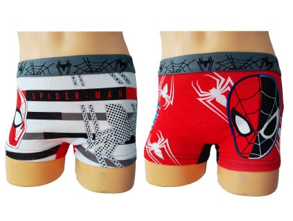 Boxerky SPIDERMAN bavlna 2pack (Barva Modrošedé, Velikost 92/98)