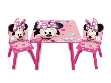 Dětský stůl s židlemi Minnie