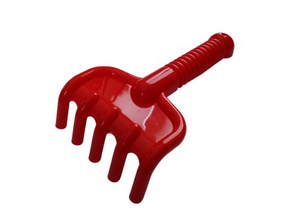 63349 hrabicky na pisek cervene plast 19 cm