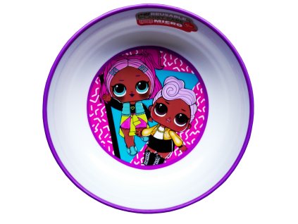 45173 3 jidelni miska l o l plast 15cm