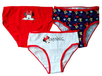 Kalhotky MINNIE 3pack (Barva vícebarevné, Velikost 104/110)