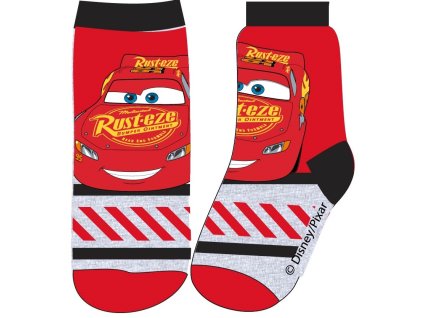Ponožky CARS single (Barva Šedá, Velikost 31/34)