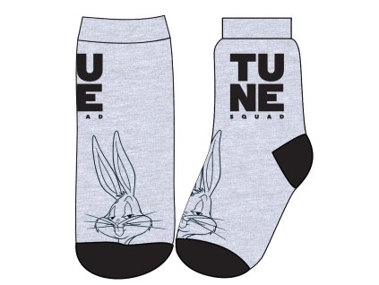 Ponožky LOONEY TUNES single chlapecké šedé (Barva Šedá, Velikost 23/26)