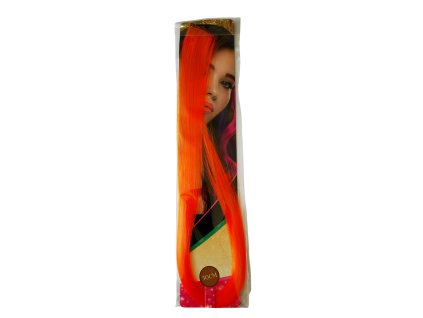 64345 pricesek do vlasu 50cm oranzovy