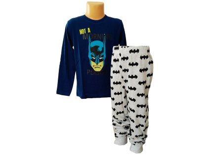 Pyžamo BATMAN chlapecké modrošedé (Barva Modrošedá, Velikost 104)