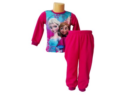 Pyžamo FROZEN polar fleece růžové (Barva Růžová, Velikost 104)