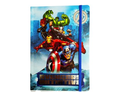 62452 sesit avengers s gumickou a5 linkovany 80 stran