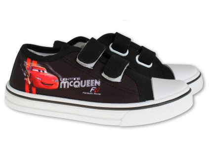 Tenisky kecky CARS černé (Barva Černá, Velikost obuvi 26)