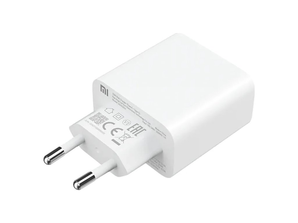 Xiaomi Mi Travel Charger Combo Set with USB-A to Type-C charging cable 1m, 33W White EU BHR6039EU