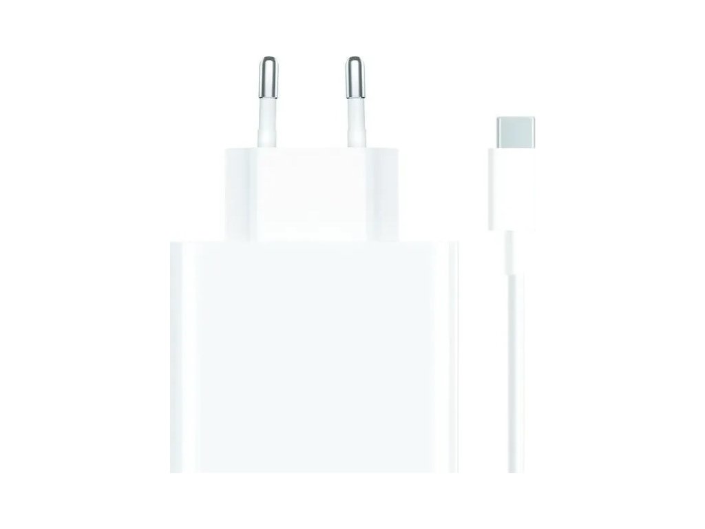 Xiaomi Mi Travel Charger Combo Set with USB-A to Type-C charing cable 1m, 67W White EU BHR6035EU