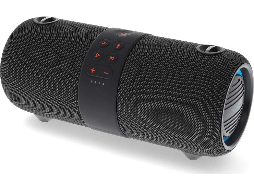 Bluetooth® Reproduktor | Maximální doba přehrávání na baterie: 6.5 hod | Do ruky | 40 W | Stereo | Vestavěný mikrofon | IPX6 | Propojitelný | Černá