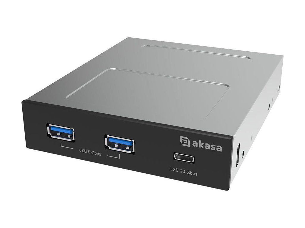 AKASA USB hub USB 20Gbps + 2x 5Gbps Type-A