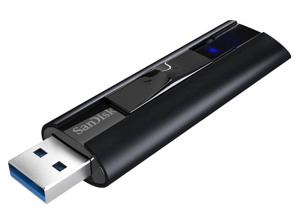 SanDisk Extreme PRO 128GB / USB Type-A / USB 3.2 Gen 1 / R: Up to 420MB/s / W: Up to 380MB/s