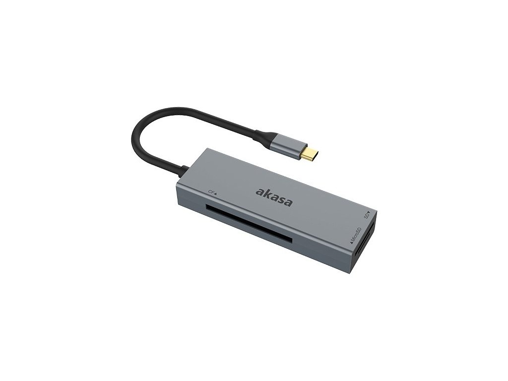 AKASA USB 3.2 Type-C čtečka karet