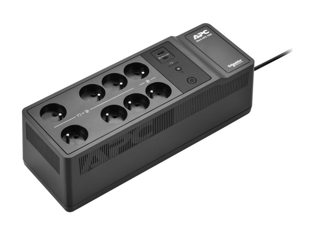 APC Back-UPS, 1050VA/600W, Floor/Wall Mount/ 230V/ 8x česká zásuvka/ USB Type A+C Port/ User Replaceable Battery