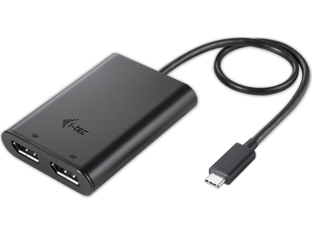 i-tec USB 3.1 Type C na Dual Display Port adaptér/ 2x Display Port 4K/ kompatibilní s Thunderbolt 3