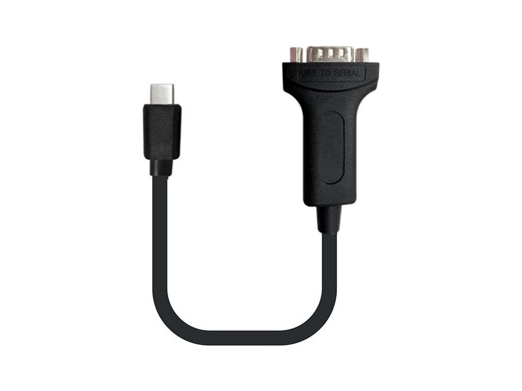 PremiumCord Konvertor USB 3.1 (typ C) na RS232/ 20cm/ černý