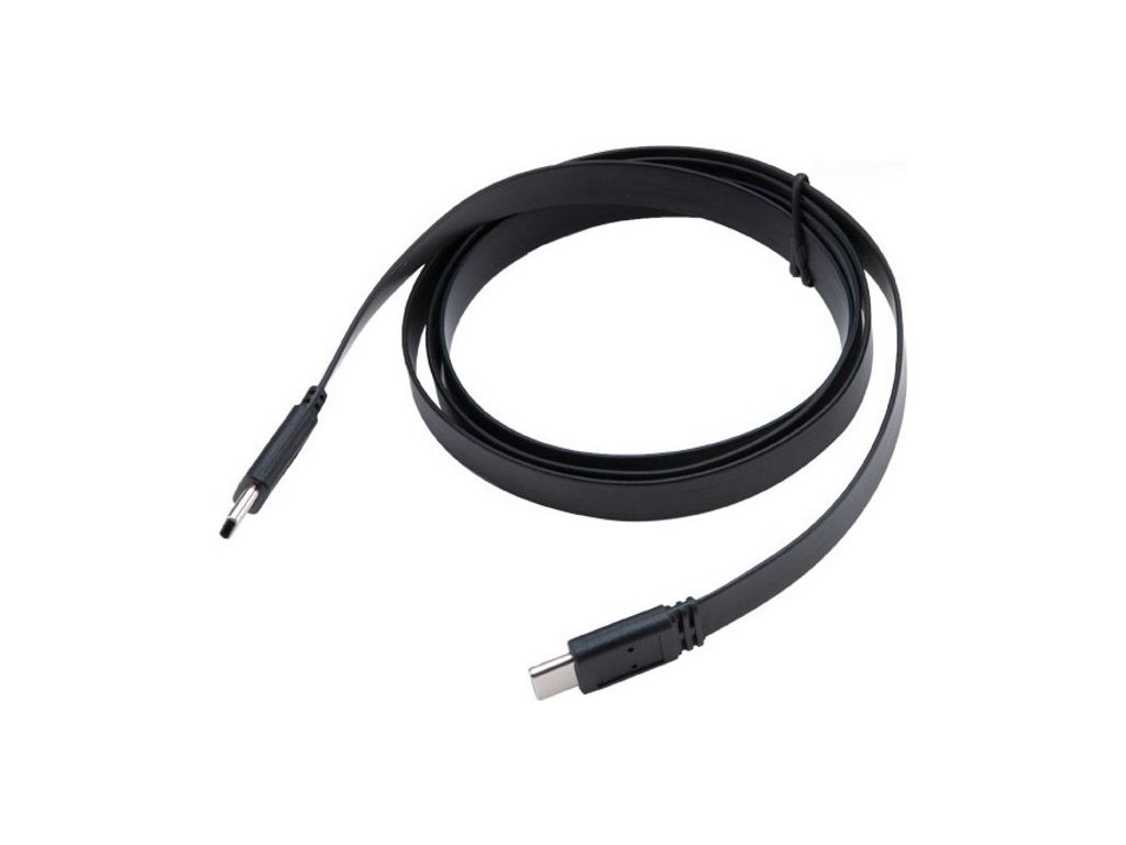 AKASA kabel PROSLIM USB 3.1 Gen2 Type-C na Type-C / AK-CBUB46-10BK / 1m / černý