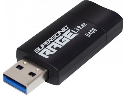 PATRIOT Supersonic Rage Lite 64GB / USB 3.2 Gen 1 / černá