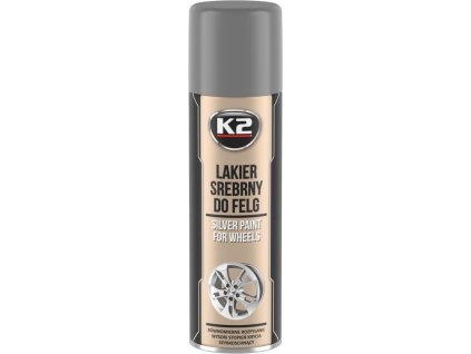 K2 SILVER LACQUER FOR WHEELS RALLY 500 ml - stříbrný lak na kola