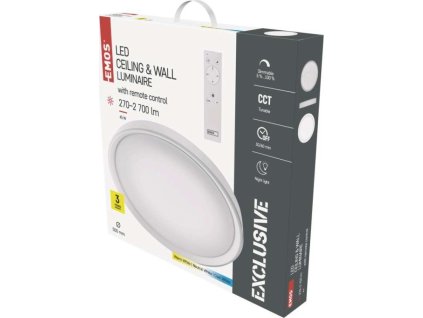 LED přisazené svítidlo ILVI, kruhové 45W, stmív. se změnou CCT