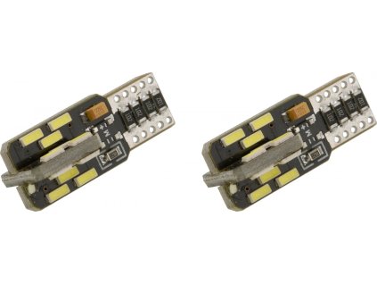 Žárovka 24 LED 12V T10 NEW-CAN-BUS bílá 2ks