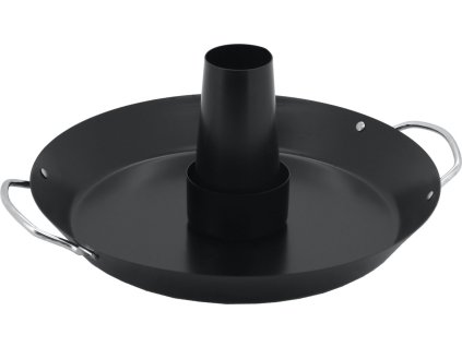 Stojan grilovací na kuře s pánví