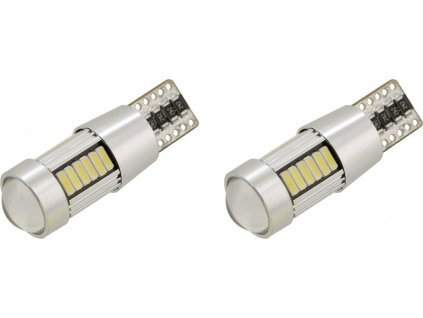 Žárovka 27 LED 12V T10 NEW-CAN-BUS bílá 2ks