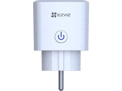 EZVIZ chytrá zásuvka T30-10B Statistics/ Wi-Fi/ EU/ výkon 2300 W/ Google Assistant/ Amazon Alexa/ bílá
