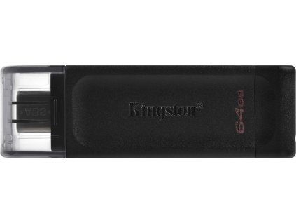 KINGSTON DataTraveler 70 64GB / USB 3.0 Type C / černá